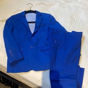 Boys Isaac Mizrahi cobalt blue suit